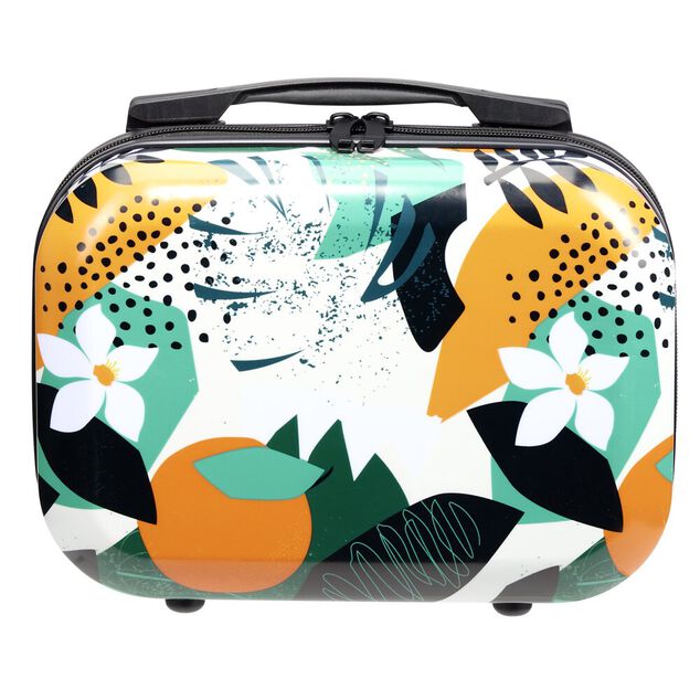 Vanity plastique rigide 10L motif tropical 31x15xH25cm