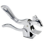 Casse noisette sur pied zinc forme écureuil L17,5cm