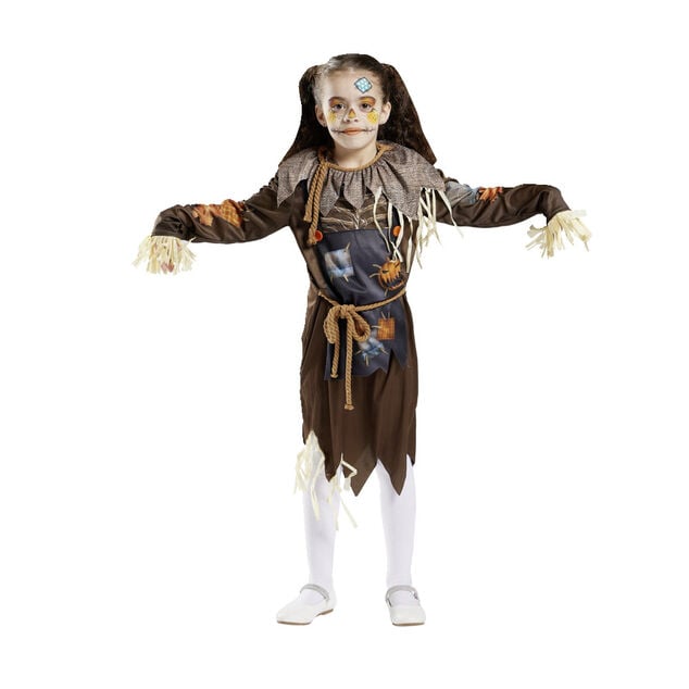 D&eacute;guisement enfant &eacute;pouvantail robe et ceinture 7/10 ans