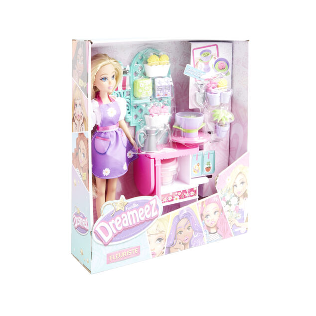 Poup&eacute;e mannequin avec accessoires fleuristes