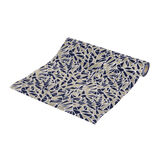 Chemin de table bleu et doré 28xL300cm