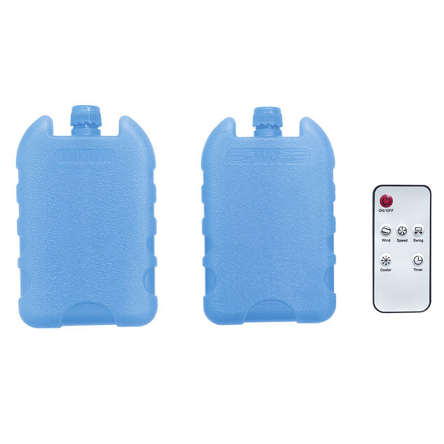 Rafra&icirc;chisseur d'air 4L &agrave; t&eacute;l&eacute;commande 80W - 26,5x23xH58cm