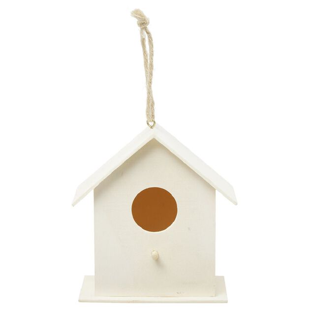 Nichoir à oiseau 10,5x7x11cm marron