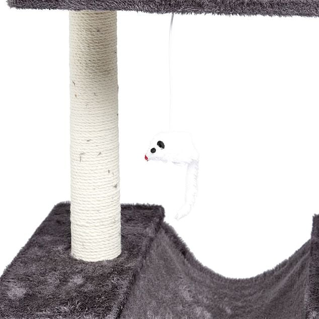 Arbre &agrave; chat XL 3  niveaux couchages griffoirs H140cm