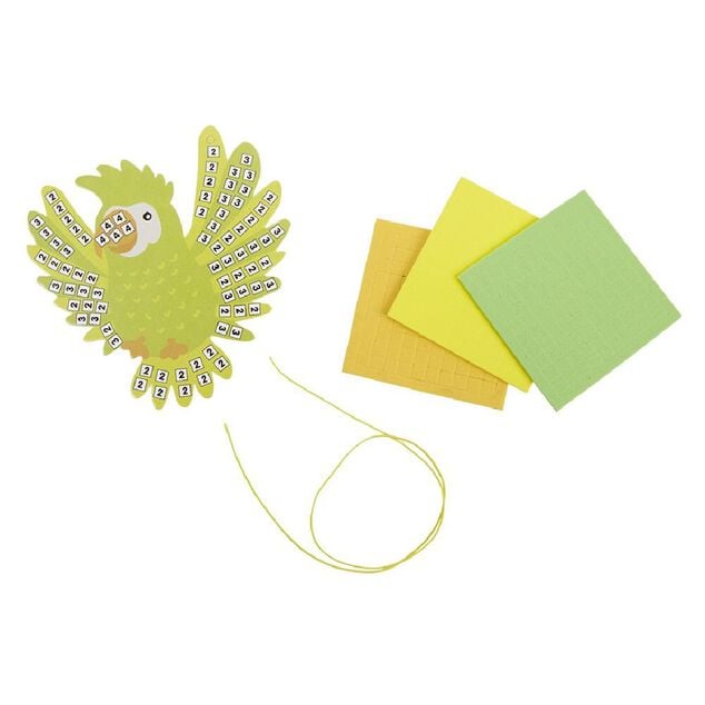 Activité mosaïque perroquet