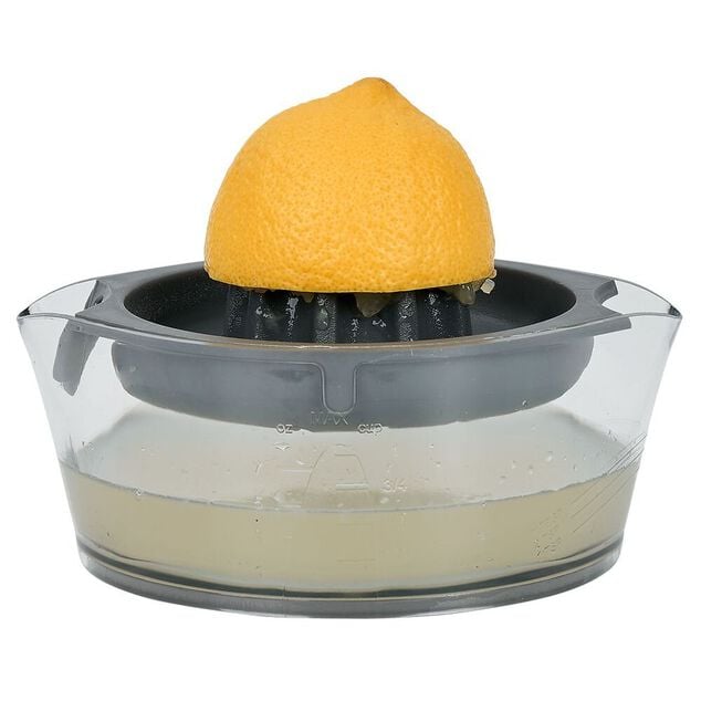 Presse agrumes avec r&eacute;servoir transparent vert