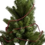 Guirlande de Noël perle rouge 2,7 m