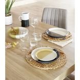 Set de table rond jacinthe d'eau tress&eacute;e &Oslash;35cm