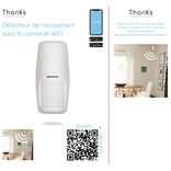 Détecteur de mouvement sans fil connecté WIFI