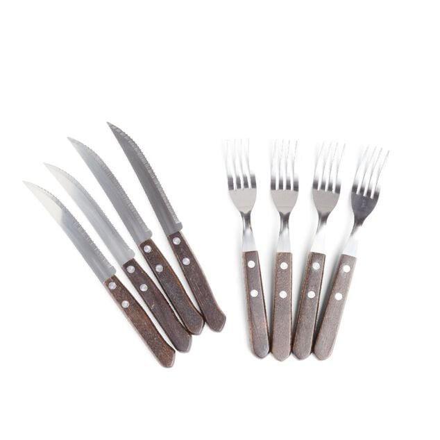 Ensemble 8 couverts fourchettes et couteaux