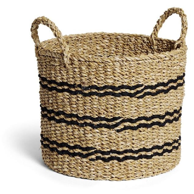 Pani&egrave;re osier ronde grand mod&egrave;le &Oslash;36xH30cm