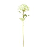 Fleur artificielle 1 tige hortensia vert clair H82cm