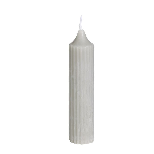 Bougie b&acirc;ton &Oslash;3,4xH15,5cm - 3 coloris