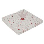 Serviette en papier motif &eacute;toile filante rouge x 20