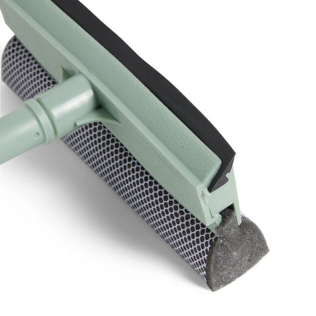 Raclette sol manche telescopique bleu