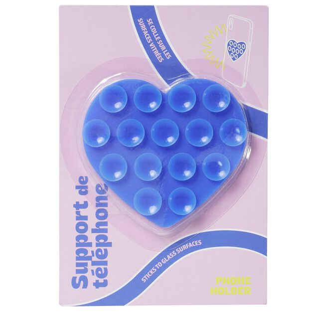 Ventouse t&eacute;l&eacute;phone silicone pour surface vitr&eacute;e (6 mod&egrave;les)