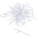 Fil dentaire avec manche cure dents 50 pièces