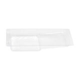 Lot de 3 protections pour bac &agrave; peinture en plastique transparent