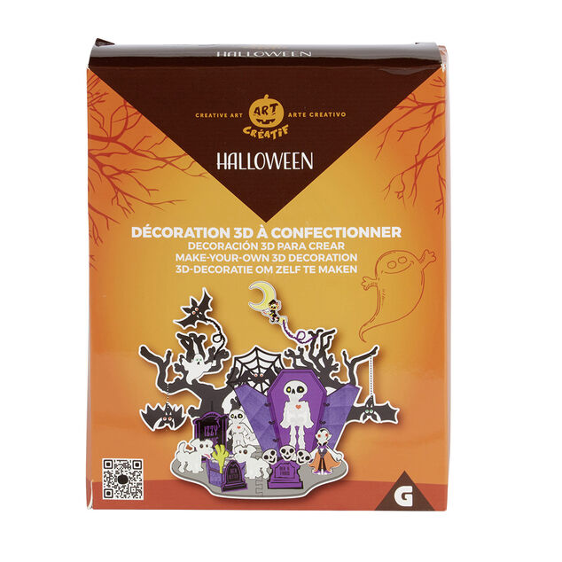 D&eacute;coration 3D &agrave; confectionner maison Halloween