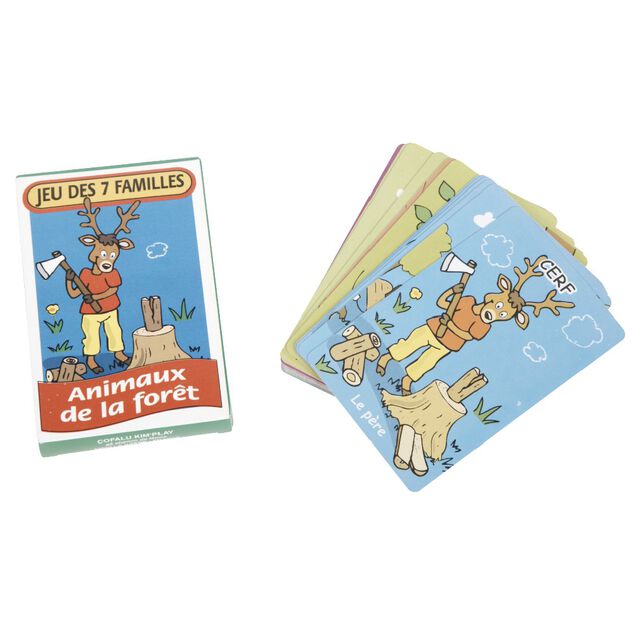 Jeu de cartes Les 7 familles