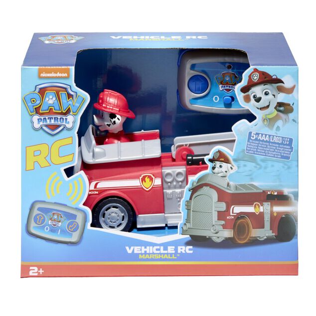 V&eacute;hicule radiocommand&eacute; Pat Patrouille 22x17xH11cm (2 mod&egrave;les rouge ou bleu)