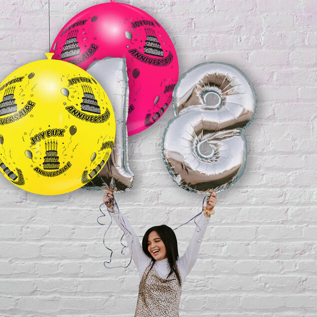 Ballon de baudruche Joyeux Anniversaire
