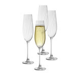 Fl&ucirc;te &agrave; champagne 26cl x4