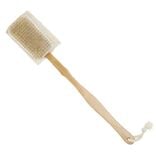 Brosse pour le corps double face brosse et &eacute;ponge grattante