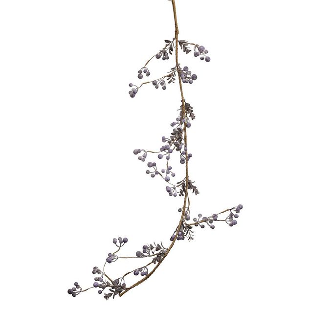 Guirlande baie artificielle pourpre L120cm