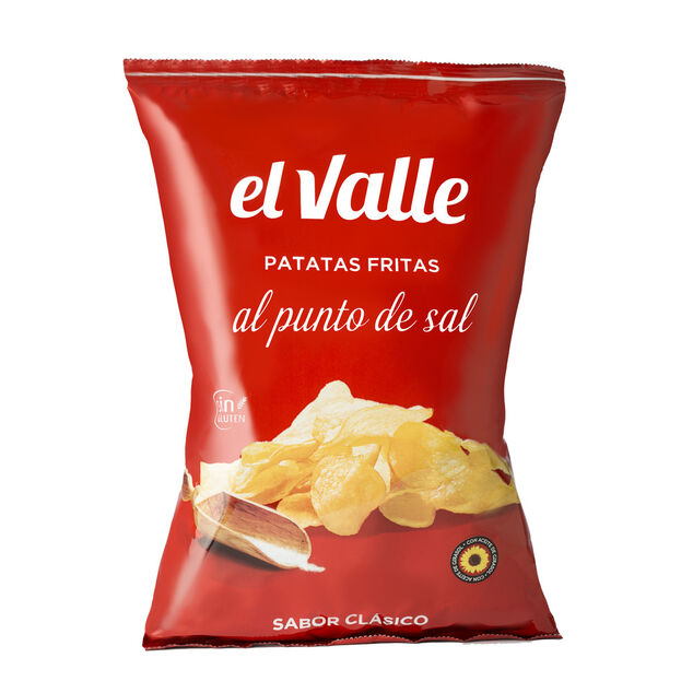 Chips El Valle saveur pomme de terre &eacute;pic&eacute;e 130g