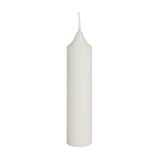 Bougie bâton Ø3,4xH15,5cm - 3 coloris