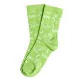 Chaussettes garçon vertes motifs dinosaures T26/35