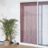 Rideau de porte marron anti mouches