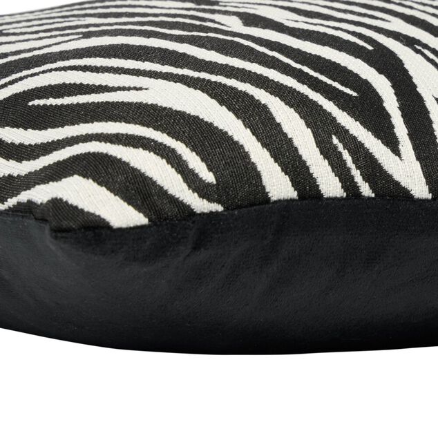 Coussin jacquard z&egrave;bre 30x50cm (2 mod&egrave;les)