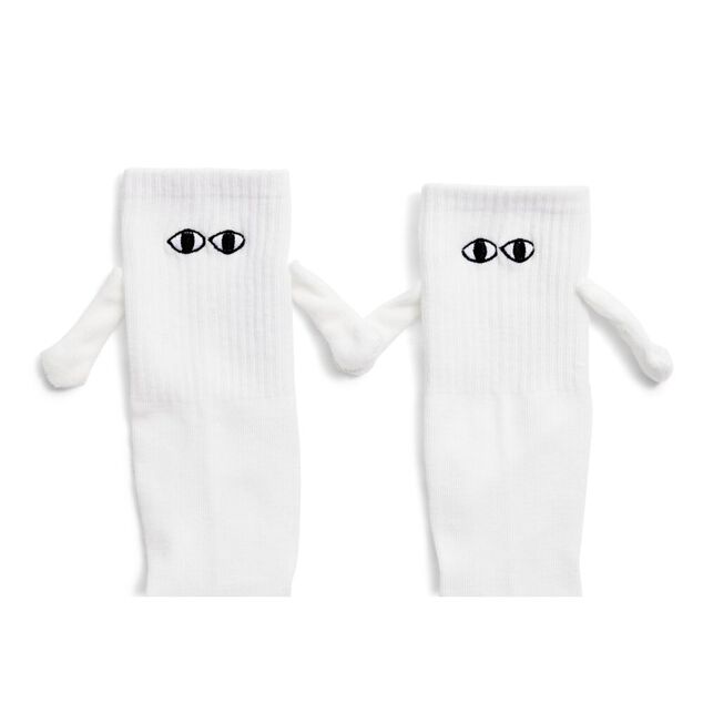 Chaussettes bonhommes magn&eacute;tiques femme 36/40