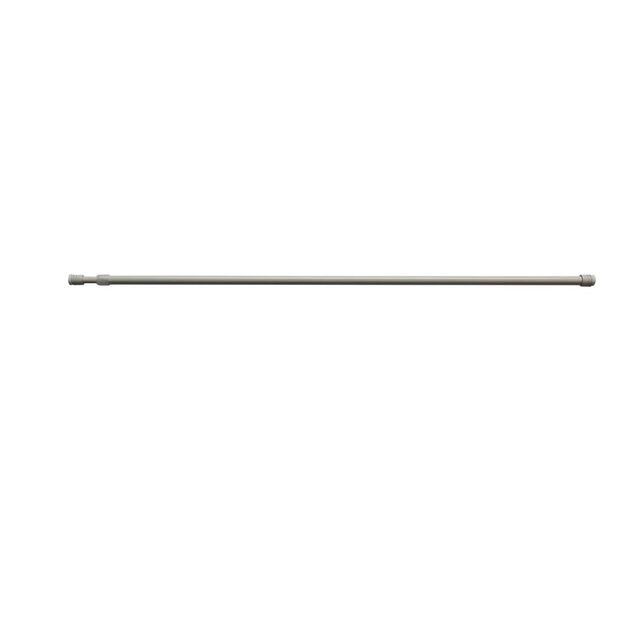 Tringle de vitrage Autobloquante Extensible 50-80 cm m&eacute;tal Blanc