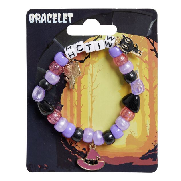 Bracelet Halloween avec charms &Oslash;7cm (2 mod&egrave;les)