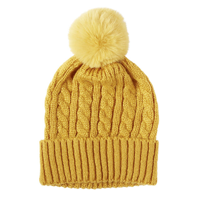 Bonnet &agrave; pompon laine Mohair