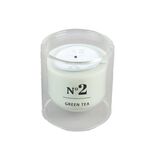 Bougie parfumée dans verre double paroi senteur thé vert 25H