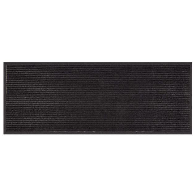 Tapis antipoussi&egrave;re antid&eacute;rapant noir 160x60cm