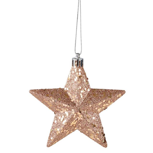 &Eacute;toile de No&euml;l &agrave; suspendre paillettes