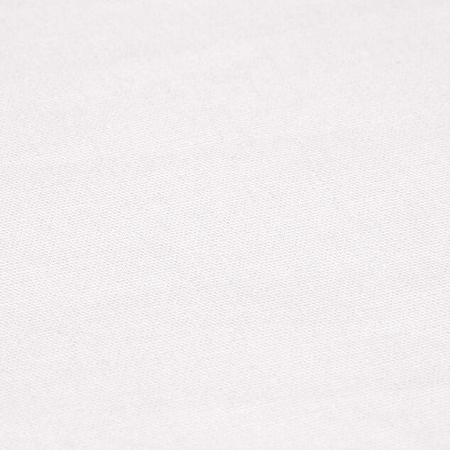 Taie d'oreiller carr&eacute;e coton uni blanc x2