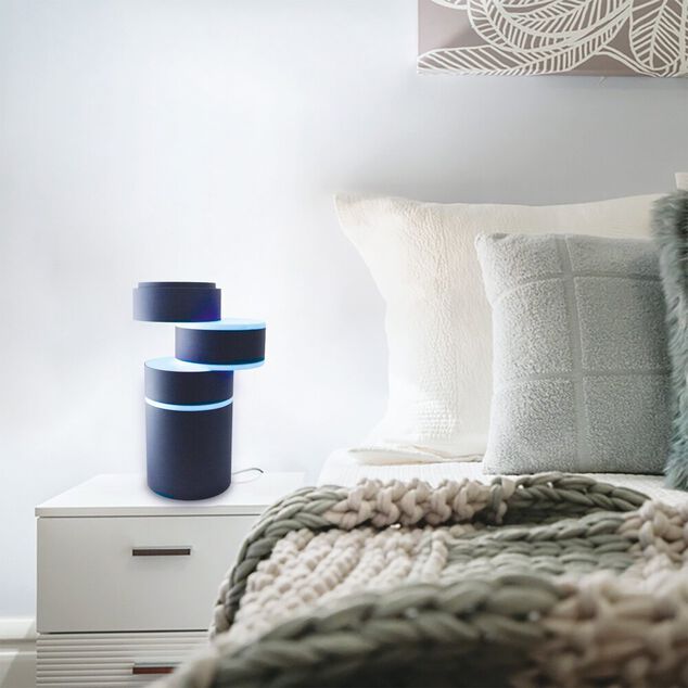 Lampe rotative &agrave; led couleurs changeantes