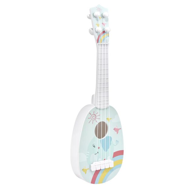 Guitare enfant 4 cordes motif animal plastique L36cm (3 mod&egrave;les)