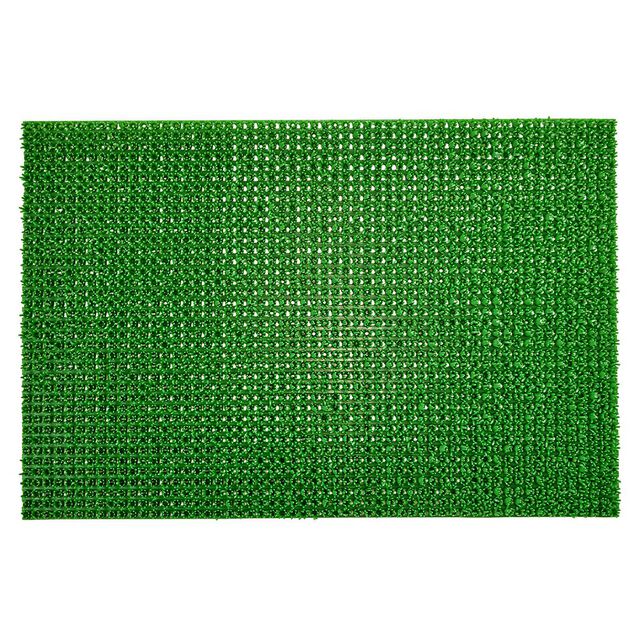 Tapis ext&eacute;rieur antid&eacute;rapant grattant imitation gazon vert