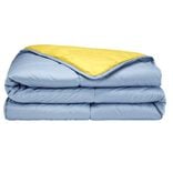 Couette 1 personne légère bicolore 140x200cm (2 modèles)