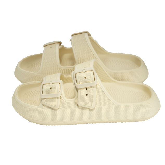 Sandales unisex 2 brides plastique beige 36/37