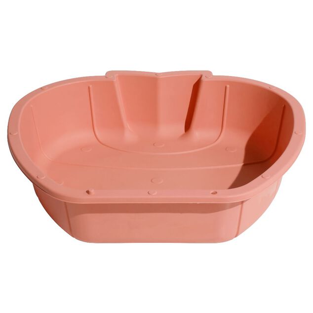 Piscine bac &agrave; sable rose corail