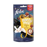 Friandise pour chat F&eacute;lix party mix picnic saveur poulet, dinde, fromage sachet 60g