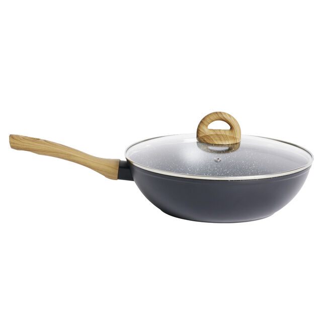 Sauteuse tous feux dont induction avec couvercle &Oslash;28cm